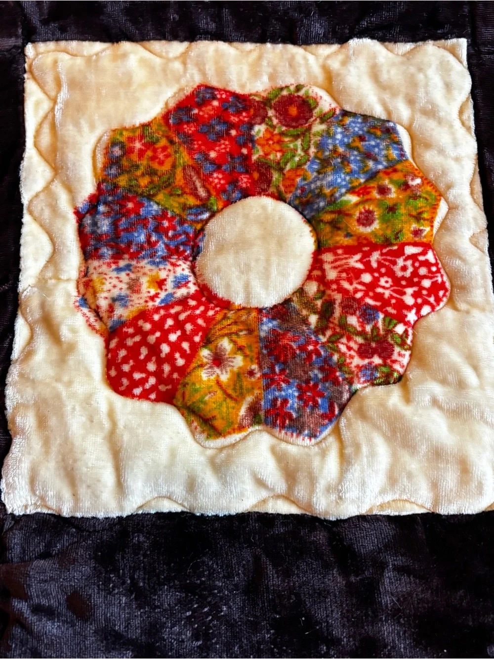 Vintage 1970s velvet